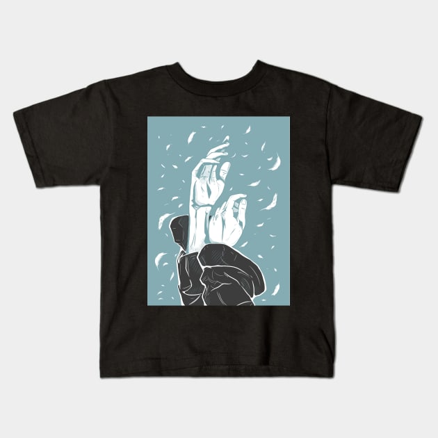 black swan fanart Kids T-Shirt by viovi